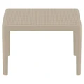 Siesta Sky Commercial Grade Indoor / Outdoor Side Table, Taupe