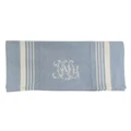 Montreal Cotton Monogram Tea Towel, Blue / White