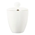 VTWonen Michallon Porcelain Sugar Bowl, Classic White