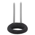 VTWonen Ecomix Recycled Paper Candle Holder, Small, Black
