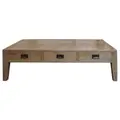 Roanne Timber Coffee Table, 150cm, Antique Natural