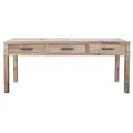 Maksim Reclaimed Elm Timber Hall Table, 180cm, Natural