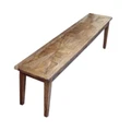 Auberge Parquetry Reclaimed Elm Timber Dining Bench, 180cm