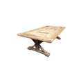 Leclerc Reclaimed Elm Timber Coffee Table, 150cm, Natural