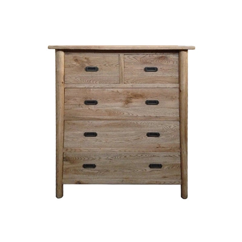 Lavialle Timber 5 Drawer Tallboy