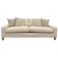 Westerly Fabric Slipcover Sofa, 3 Seater, Calantino Stripe