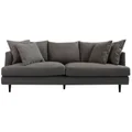 Kisdorf Fabric Sofa, 3 Seater, Smoke