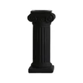 Paradox Ionic Column Candle Holder, Large, Black