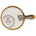 Euryale 3 Piece Round Paddle Cheese Serving Board Set