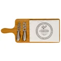 Euryale 4 Piece Paddle Cheese Serving Board Set