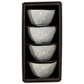 Ginkado 4 Piece Ceramic Oriental Bowl Set