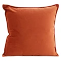 Maldon Velvet Scatter Cushion, Burnt Orange