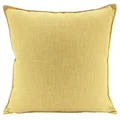 Farra Linen Euro Cushion, Yellow