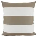 Bronte Linen Euro Cushion, Latte Stripe