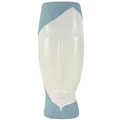 Tranquil Lady Ceramic Vase, Small, Blue