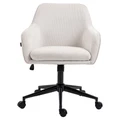 Teddy Knitted Fabric Office Chair, Beige