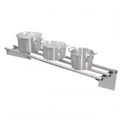 Stainless Steel Pipe Wall Shelf 1200 W x 300 D