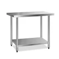 Stainless Steel Kitchen Bench 1219 W x 610 D