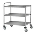 Stainless Steel 3 Tier Trolley Cart