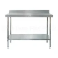 Simply Stainless Bench 1500 W x 600 D with 100mm Splashback