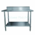 Stainless Steel Work Bench 1500 W x 600 D with 150mm Splashback