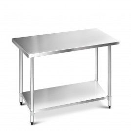 304 Stainless Steel Kitchen Bench 1219 W x 610 D