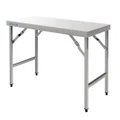 Stainless Steel Folding Table 1200 W x 600 D