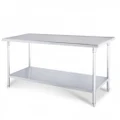Stainless Steel Prep Work Bench 800 W x 700 D x 850 H with Solid Undershelf