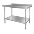 Stainless Steel Table 600 W x 700 D with 60mm Splashback