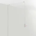 White Plug-In Pendant with a Dimmer | LiquidLEDs Lighting