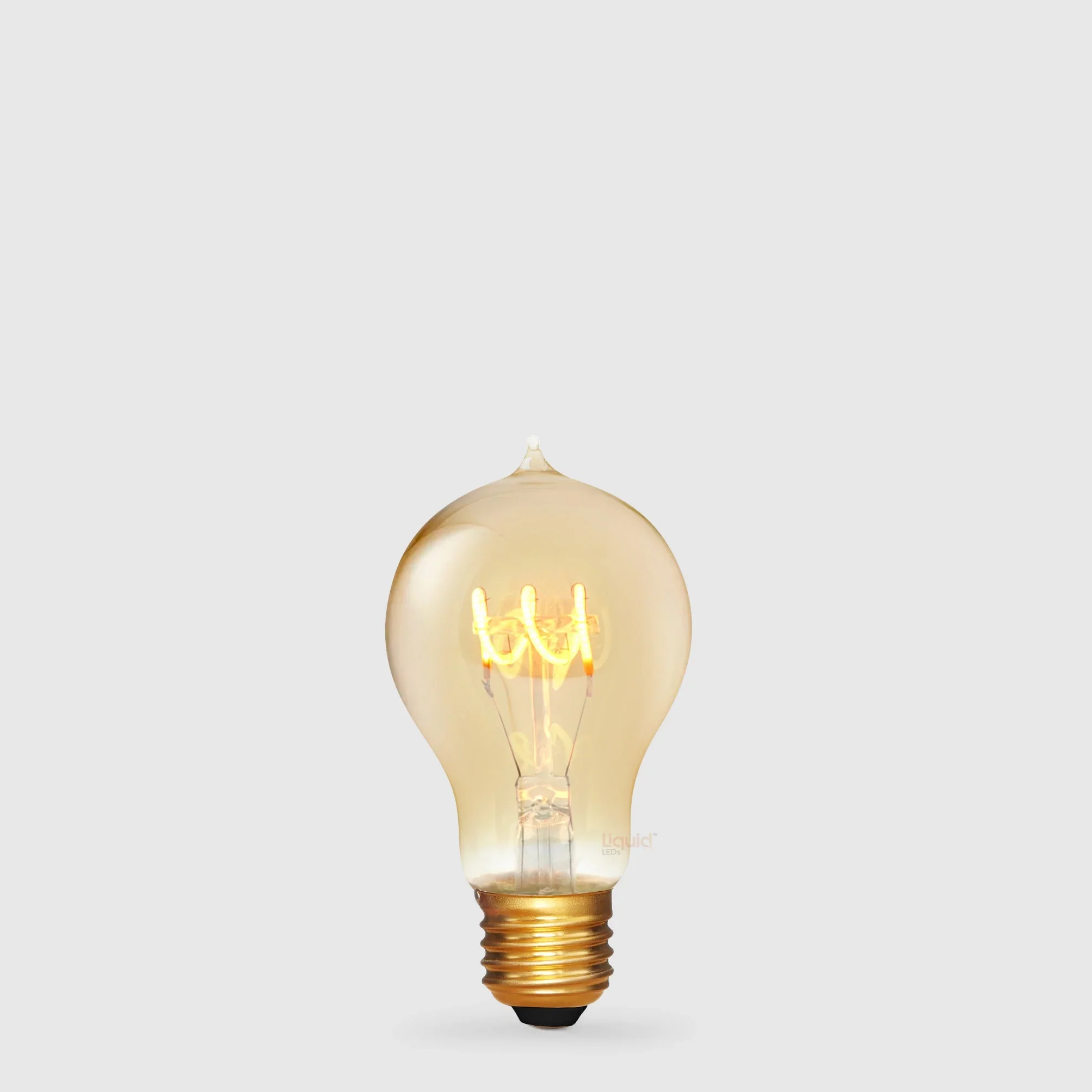 Quad Loop 4W Vintage LED Light Bulb Dimmable (E27) Edison screw filament globe | LiquidLEDs Lighting