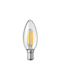 4W 12 Volt Candle Dimmable LED Filament Bulb (E14) Clear | LiquidLEDs