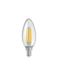 4 Watt 12 Volt Candle Dimmable LED Filament Bulb (E12)