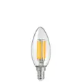 6 Watt 12 Volt Candle Dimmable LED Filament Bulb (E14) Clear