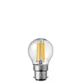 4 Watt 12 Volt Fancy Round Dimmable LED Filament Light Bulb (B22)