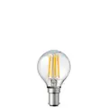 4 Watt Fancy Round Dimmable LED Filament Bulb (B15) Clear