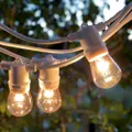 20m White Festoon String Light 20 Bulb Indoor or Outdoor IP65 Commercial Grade (with 22 x 11W Light bulbs) | LiquidLEDs Pay with AfterPay or ZipPay
