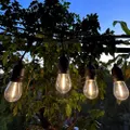 15m Solar Powered Festoon Fairy String Lights Waterproof/Shatterproof Commercial Grade IP65 (15 x 1W LED bulbs) | LiquidLEDs Pay with AfterPay or ZipPay