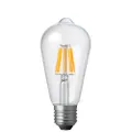 6W 12 Volt Edison Teardrop light globe Dimmable LED bulb Filament ST64 (E27) LiquidLEDs