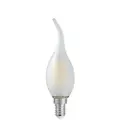 4W Flame Tip Candle Dimmable LED Filament Bulb (E14) Frosted