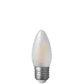 2W Candle Dimmable LED Filament Light Bulb (E27) Frosted | LiquidLEDs