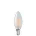 6W LED Candle light globe Dimmable filament Bulb (E14) Frosted small Edison screw, LiquidLEDs
