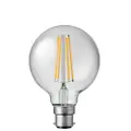 6W G95 LED light Dimmable globe filament (B22) 2700K warm white bulb Bayonet
