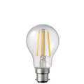LED Light bulb 6W (60W) (B22) warm white dimmable filament 2700K bayonet globe LiquidLEDs Lighting