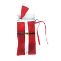 Christmas Novelty Santa Suit Bottle Bag Cover (Pk 1)
