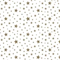 Cello Gift Wrap Sheet Clear with Gold Stars 1m (Pk 1)