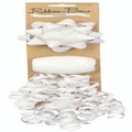 Matte White Gift Bows & Ribbon Pack (Pk 3)