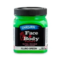 Fluoro Green Face and Body Paint (250ml Jar) Pk 1