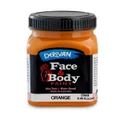 Orange Face and Body Paint 250ml Pk 1