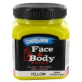 Yellow Face and Body Paint 250ml Pk 1